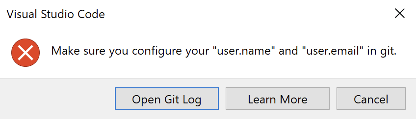 Name and email error